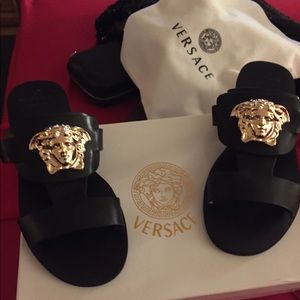 Versace flip flops